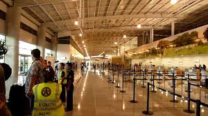 Checkin area of Liberia Airport in Costa Rica