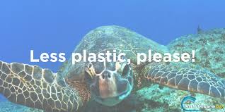 Warning to not put plastics in the Oceans for Oceans Day