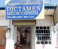 Dictamen is the health check required for a Costa Rica drivers license