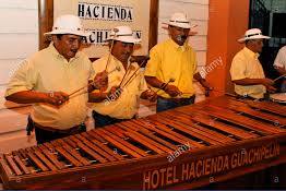 3 men playing the Marimba in Costa Rica