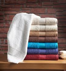 Stack of bath towels
