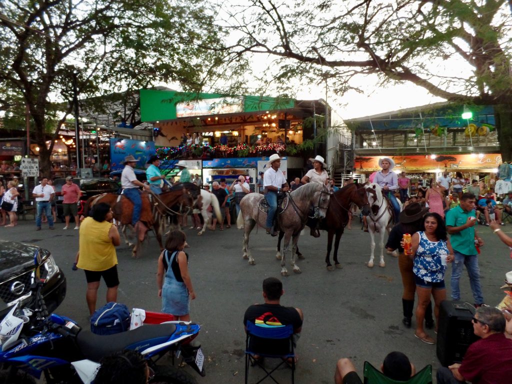 Tope horse parade in Playas del Coco