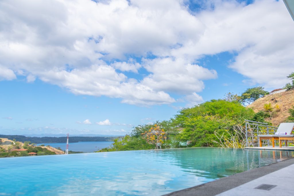 View of the Pacific from a luxury home in Costa Rica