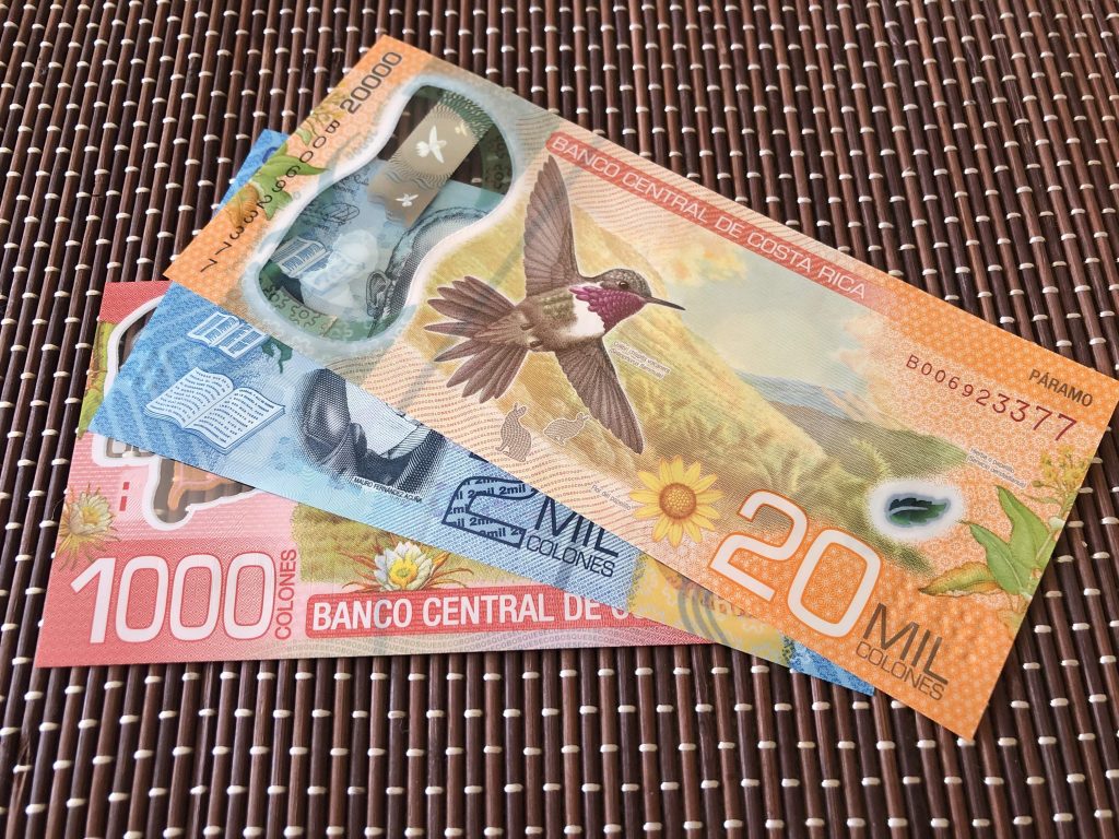 Photo of Costa Rica currency