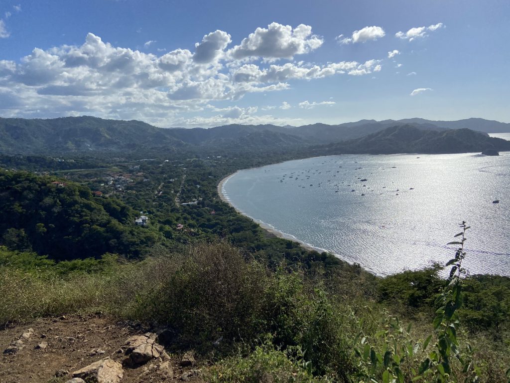 Beautiful bay for watching Humpback Whales in Costa Rica