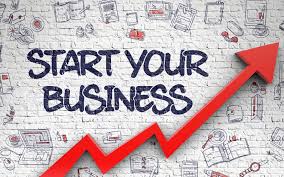 Image that says start your business
