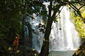 Hidden waterfall in Costa Rica